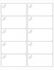 Tape Logic - 4" Long, Clear Polyester Laser Label - For Laser Printers - Americas Industrial Supply