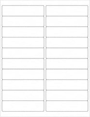 Tape Logic - 4" Long, White Paper Laser Label - For Laser Printers - Americas Industrial Supply