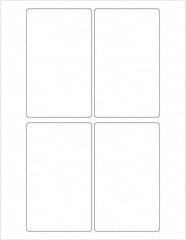 Tape Logic - 5" Long, White Polyester Laser Label - For Laser Printers - Americas Industrial Supply