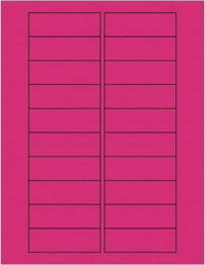 Tape Logic - 3" Long, Fluorescent Pink Paper Laser Label - For Laser Printers - Americas Industrial Supply