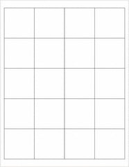 Tape Logic - 2" Long, White Paper Laser Label - For Laser Printers - Americas Industrial Supply
