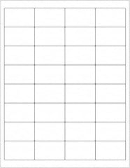 Tape Logic - 2" Long, White Paper Laser Label - For Laser Printers - Americas Industrial Supply