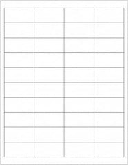 Tape Logic - 2" Long, White Paper Laser Label - For Laser Printers - Americas Industrial Supply
