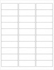 Tape Logic - 2-5/8" Long, White Paper Laser Label - For Laser Printers - Americas Industrial Supply