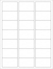Tape Logic - 2-1/2" Long, White Paper Laser Label - For Laser Printers - Americas Industrial Supply