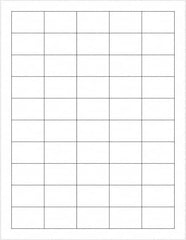 Tape Logic - 1-1/2" Long, White Paper Laser Label - For Laser Printers - Americas Industrial Supply