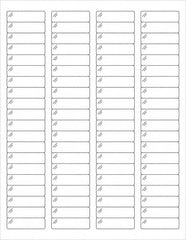 Tape Logic - 1-3/4" Long, Clear Polyester Laser Label - For Laser Printers - Americas Industrial Supply