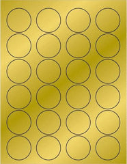 Tape Logic - 1-5/8" Long, Gold Paper Laser Label - For Laser Printers - Americas Industrial Supply