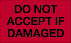 Tape Logic - 5" Long, Fluorescent Red Paper Shipping Label - For Multi-Use - Americas Industrial Supply