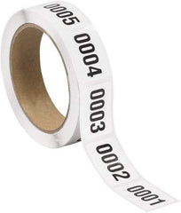 Tape Logic - 1-1/2" Long, Black/White Paper Inventory Labels - For Multi-Use - Americas Industrial Supply