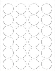 Tape Logic - 1-5/8" Long, Gloss White Paper Laser Label - For Laser Printers - Americas Industrial Supply