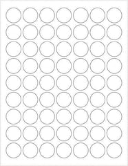 Tape Logic - 1" Long, Gloss White Paper Laser Label - For Laser Printers - Americas Industrial Supply