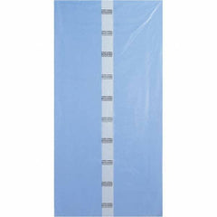 Made in USA - 40 x 80", 4 mil Gusseted Polybags - Blue - Americas Industrial Supply