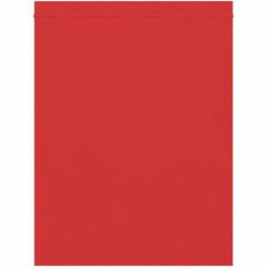 Value Collection - 8 x 10", 2 mil Reclosable Polybags - Red - Americas Industrial Supply
