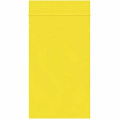 Value Collection - 3 x 5", 2 mil Reclosable Polybags - Yellow - Americas Industrial Supply