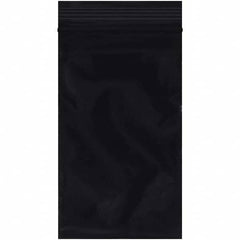 Value Collection - 3 x 5", 2 mil Reclosable Polybags - Black - Americas Industrial Supply