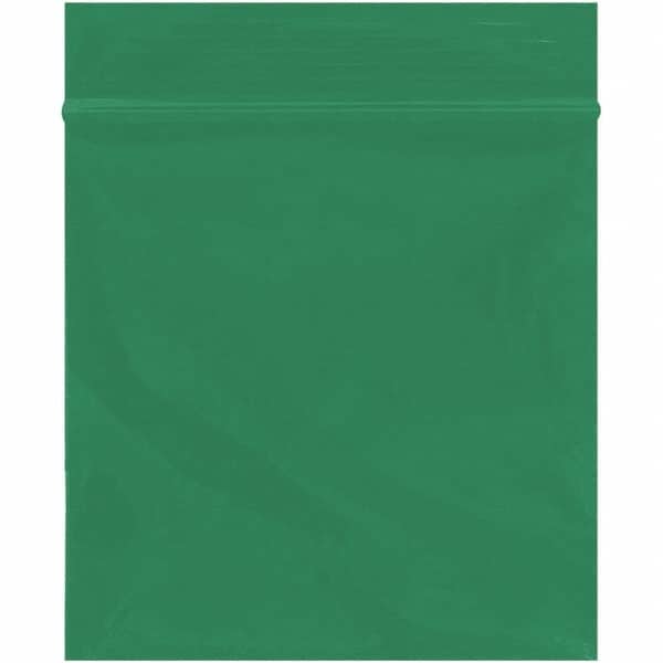 Value Collection - 3 x 3", 2 mil Reclosable Polybags - Green - Americas Industrial Supply