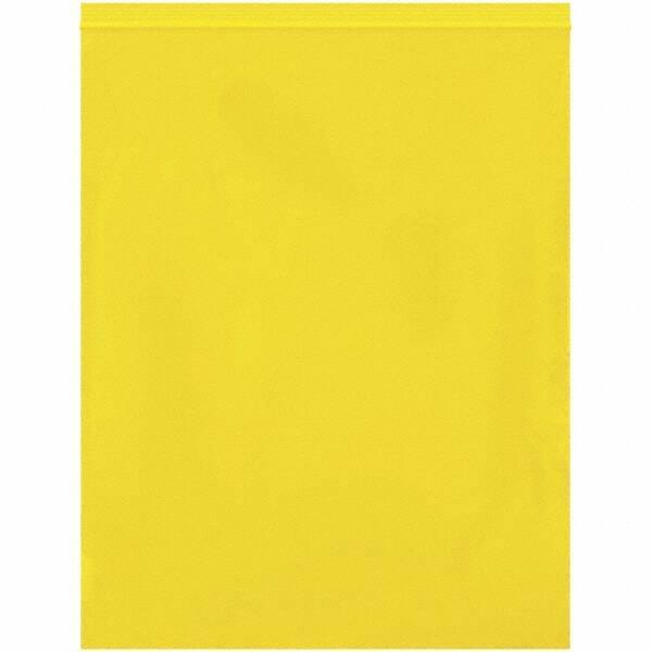 Value Collection - 12 x 15", 2 mil Reclosable Polybags - Yellow - Americas Industrial Supply