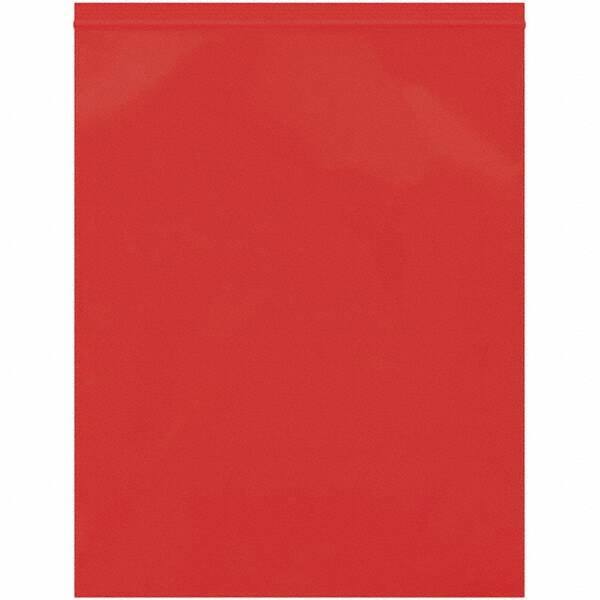 Value Collection - 12 x 15", 2 mil Reclosable Polybags - Red - Americas Industrial Supply