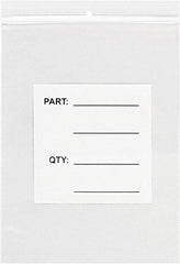 Value Collection - 3 x 5", 4 mil Parts Bag with Hang Holes - Clear - Americas Industrial Supply