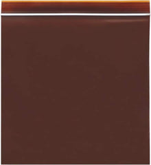 Value Collection - 12 x 12", 3 mil Minigrip Reclosable Lab Guard UV Protection Bags - Amber - Americas Industrial Supply