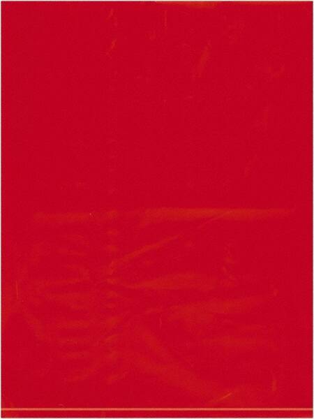 Value Collection - 9 x 12", 2 mil Flat Polybags - Red - Americas Industrial Supply