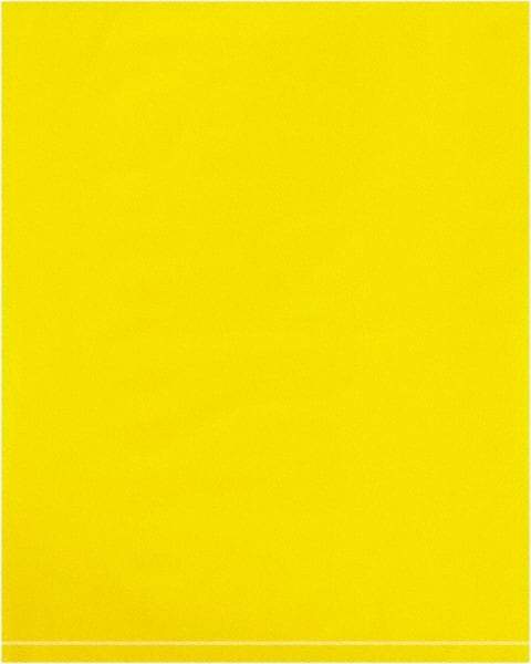 Value Collection - 12 x 15", 2 mil Flat Polybags - Yellow - Americas Industrial Supply