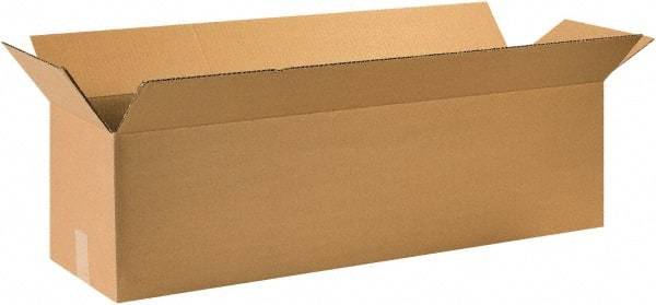 Made in USA - 12" Wide x 44" Long x 12" High Rectangle Corrugated Shipping Box - 1 Wall, Kraft (Color), 65 Lb Capacity - Americas Industrial Supply