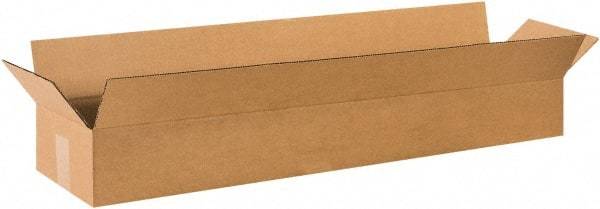 Made in USA - 11" Wide x 42" Long x 6" High Rectangle Corrugated Shipping Box - 1 Wall, Kraft (Color), 65 Lb Capacity - Americas Industrial Supply