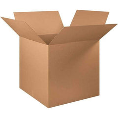 Made in USA - 32" Wide x 32" Long x 32" High Square Corrugated Shipping Box - 1 Wall, Kraft (Color), 65 Lb Capacity - Americas Industrial Supply