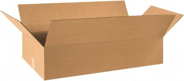 Made in USA - 16" Wide x 31" Long x 9" High Rectangle Corrugated Shipping Box - 1 Wall, Kraft (Color), 65 Lb Capacity - Americas Industrial Supply