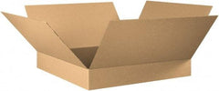 Made in USA - 30" Wide x 30" Long x 6" High Rectangle Corrugated Shipping Box - 1 Wall, Kraft (Color), 65 Lb Capacity - Americas Industrial Supply