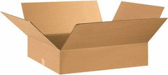 Made in USA - 16" Wide x 28" Long x 5" High Rectangle Corrugated Shipping Box - 1 Wall, Kraft (Color), 65 Lb Capacity - Americas Industrial Supply