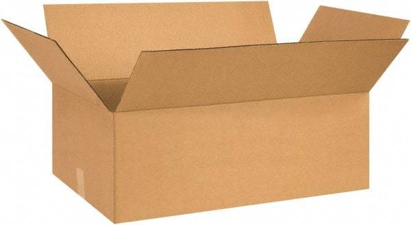 Made in USA - 14" Wide x 27" Long x 9" High Rectangle Corrugated Shipping Box - 1 Wall, Kraft (Color), 65 Lb Capacity - Americas Industrial Supply