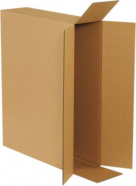 Made in USA - 6" Wide x 26" Long x 20" High Rectangle Corrugated Shipping Box - 1 Wall, Kraft (Color), 65 Lb Capacity - Americas Industrial Supply