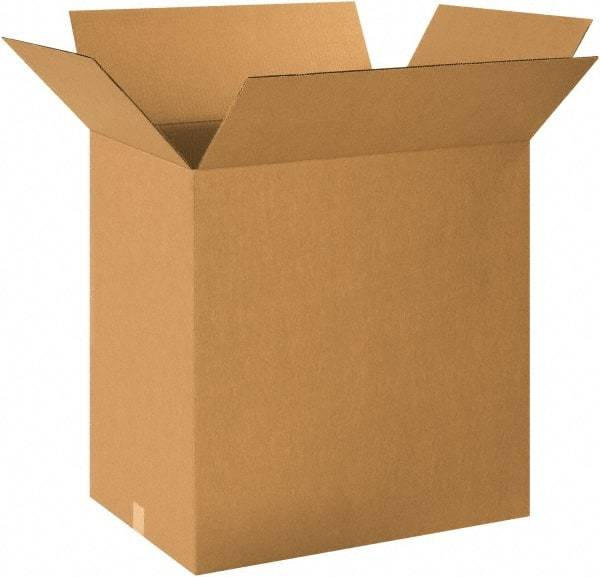 Made in USA - 18" Wide x 24" Long x 24" High Rectangle Corrugated Shipping Box - 1 Wall, Kraft (Color), 65 Lb Capacity - Americas Industrial Supply