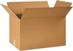 Made in USA - 16" Wide x 26" Long x 16" High Rectangle Corrugated Shipping Box - 1 Wall, Kraft (Color), 65 Lb Capacity - Americas Industrial Supply