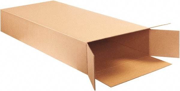 Made in USA - 8" Wide x 20" Long x 50" High Rectangle Corrugated Shipping Box - 1 Wall, Kraft (Color), 95 Lb Capacity - Americas Industrial Supply