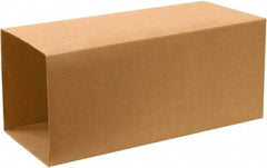 Made in USA - 20" Wide x 20" Long x 40" High Rectangle Telescoping Box - 1 Wall, Kraft (Color), 65 Lb Capacity - Americas Industrial Supply