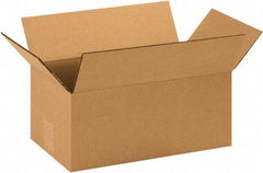 Made in USA - 8" Wide x 14" Long x 6" High Rectangle Corrugated Shipping Box - 1 Wall, Kraft (Color), 65 Lb Capacity - Americas Industrial Supply