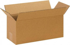 Made in USA - 6" Wide x 14" Long x 6" High Rectangle Corrugated Shipping Box - 1 Wall, Kraft (Color), 65 Lb Capacity - Americas Industrial Supply