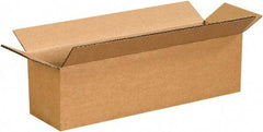 Made in USA - 13" Wide x 13" Long x 3" High Rectangle Corrugated Shipping Box - 1 Wall, Kraft (Color), 65 Lb Capacity - Americas Industrial Supply