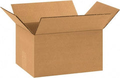 Made in USA - 8" Wide x 11" Long x 6" High Rectangle Corrugated Shipping Box - 1 Wall, Kraft (Color), 65 Lb Capacity - Americas Industrial Supply