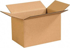 Made in USA - 7" Wide x 11" Long x 7" High Rectangle Corrugated Shipping Box - 1 Wall, Kraft (Color), 65 Lb Capacity - Americas Industrial Supply