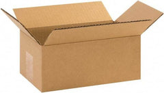 Made in USA - 6" Wide x 10" Long x 4" High Rectangle Corrugated Shipping Box - 1 Wall, Kraft (Color), 65 Lb Capacity - Americas Industrial Supply