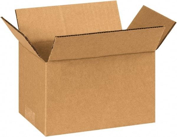 Made in USA - 5" Wide x 8" Long x 4" High Rectangle Corrugated Shipping Box - 1 Wall, Kraft (Color), 65 Lb Capacity - Americas Industrial Supply