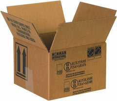 Made in USA - 5-1/8" Wide x 5-1/8" Long x 6-3/16" High Rectangle Corrugated Shipping Box - 1 Wall, Kraft (Color), 95 Lb Capacity - Americas Industrial Supply