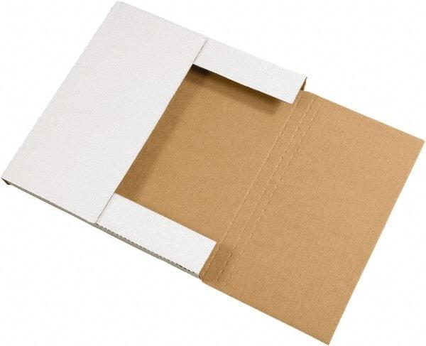 Made in USA - 24" Wide x 24" Long x 2" High Rectangle Crush Proof Mailers - 1 Wall, White - Americas Industrial Supply