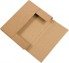 Made in USA - 8-5/8" Wide x 11-1/8" Long x 2" High Rectangle Crush Proof Mailers - 1 Wall, Kraft (Color) - Americas Industrial Supply