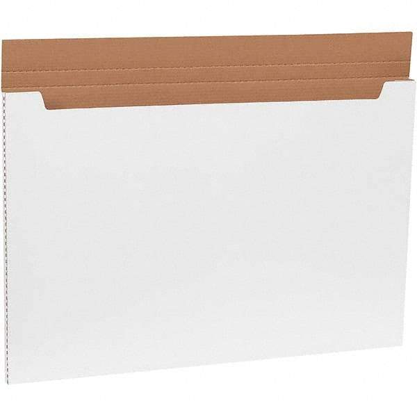 Made in USA - 24" Wide x 36" Long x 1" High Rectangle Crush Proof Mailers - 1 Wall, White - Americas Industrial Supply